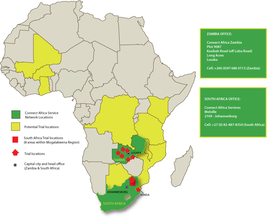 Location map | Connect Africa | image