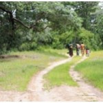 the community walk often long distances to the clinic
