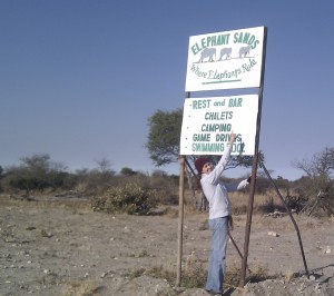 Elephant Sands Sign | Connet Africa | image